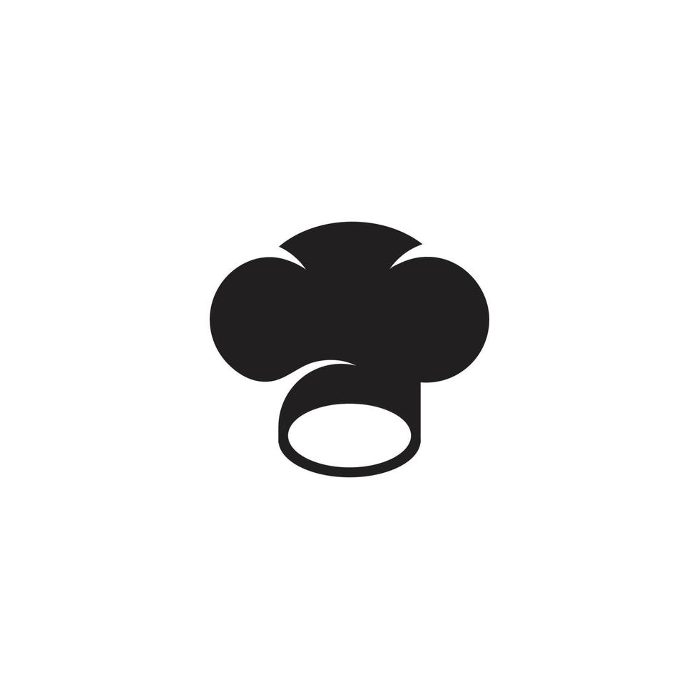 modello logo cappello chef vettore