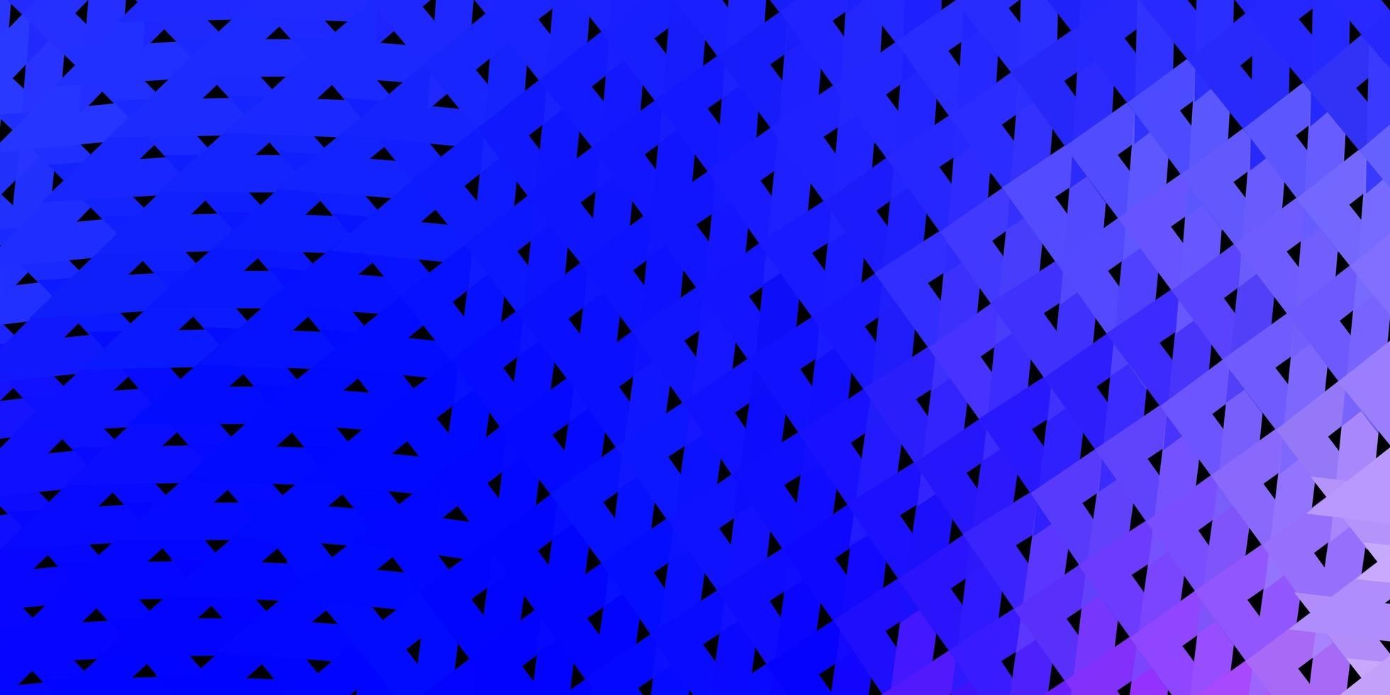 struttura del triangolo poli vettore rosa chiaro, blu.