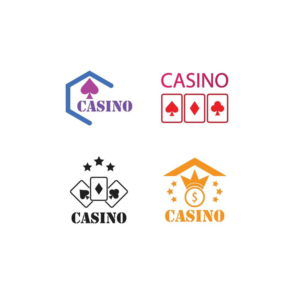 vettore logo casinò casino