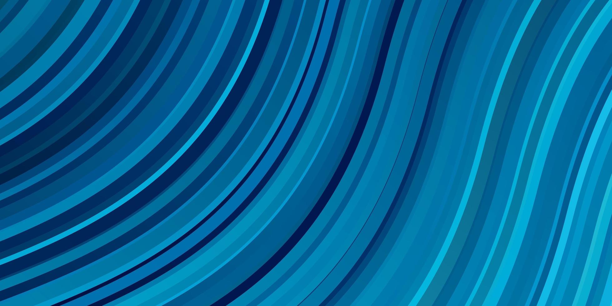 sfondo vettoriale azzurro con linee piegate