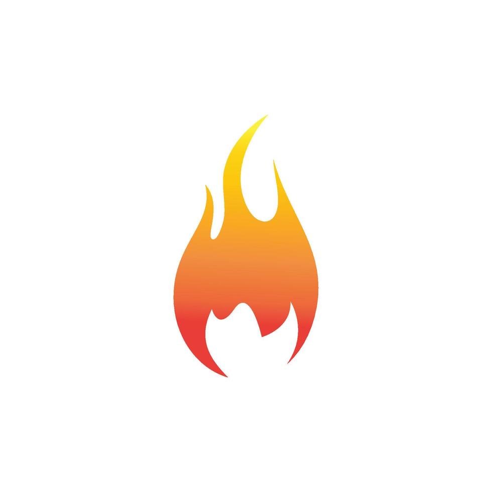 fuoco fiamma logo vettore