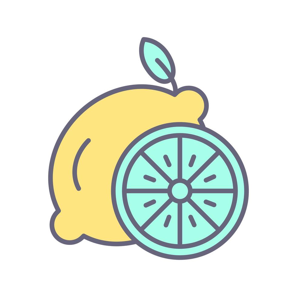 Limone vettore icona
