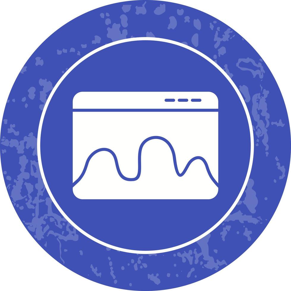 pagina web statistica vettore icona