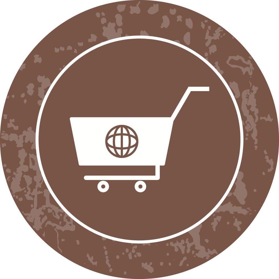 unico globale shopping vettore icona