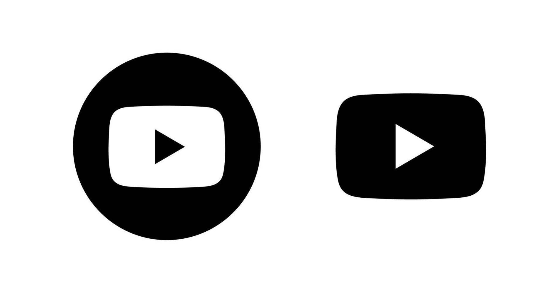 Youtube logo vettore, Youtube icona vettore, Youtube simbolo gratuito vettore