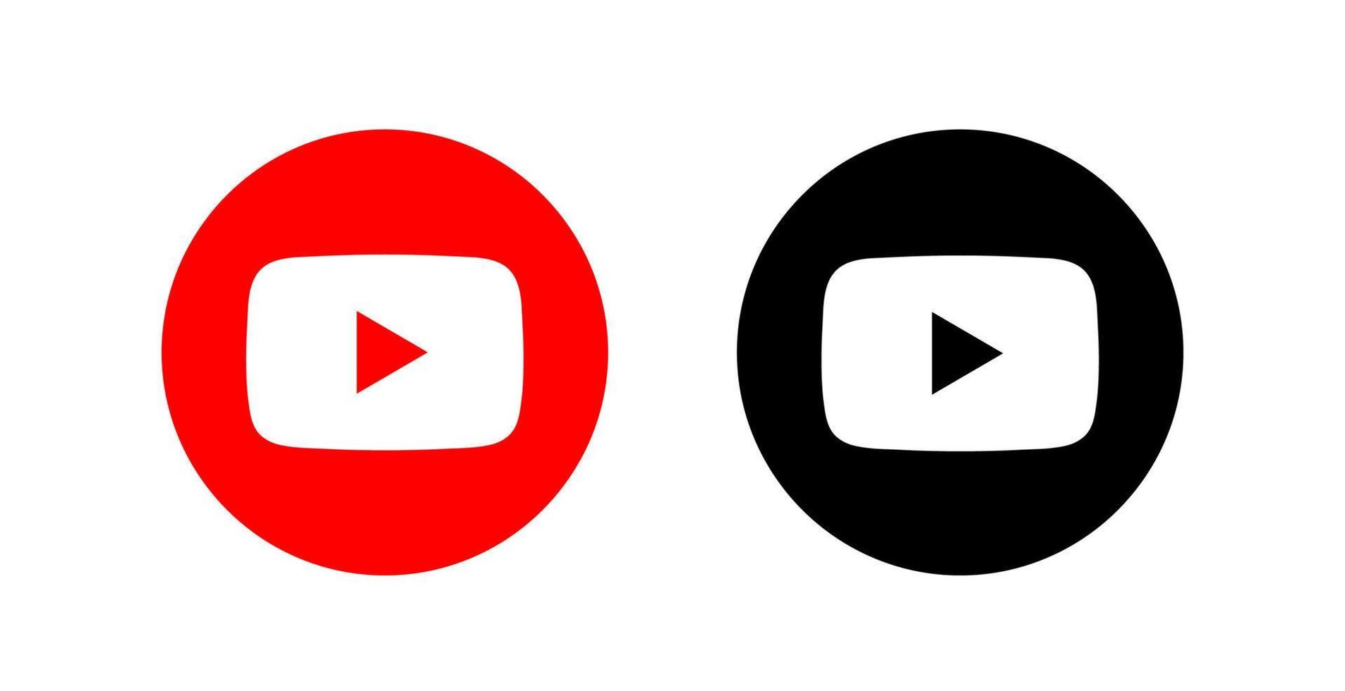 Youtube logo vettore, Youtube icona vettore, Youtube simbolo gratuito vettore