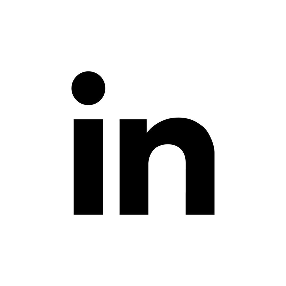 linkedin logo vettore, linkedin simbolo, linkedin icona gratuito vettore