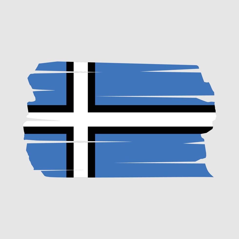 pennello bandiera estonia vettore