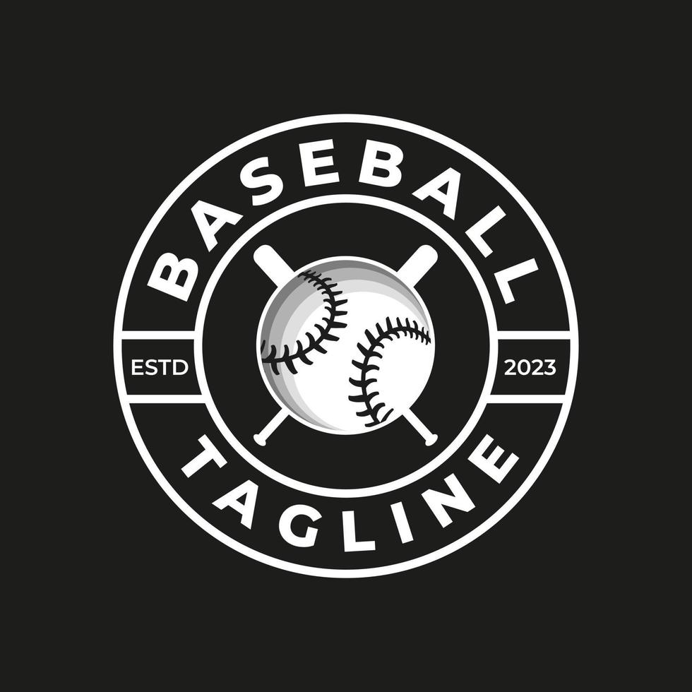 Texas americano gli sport baseball club logo. illustrazione vettore grafico di un' baseball logo. Vintage ▾ logo design modello ispirazione. su un' nero sfondo