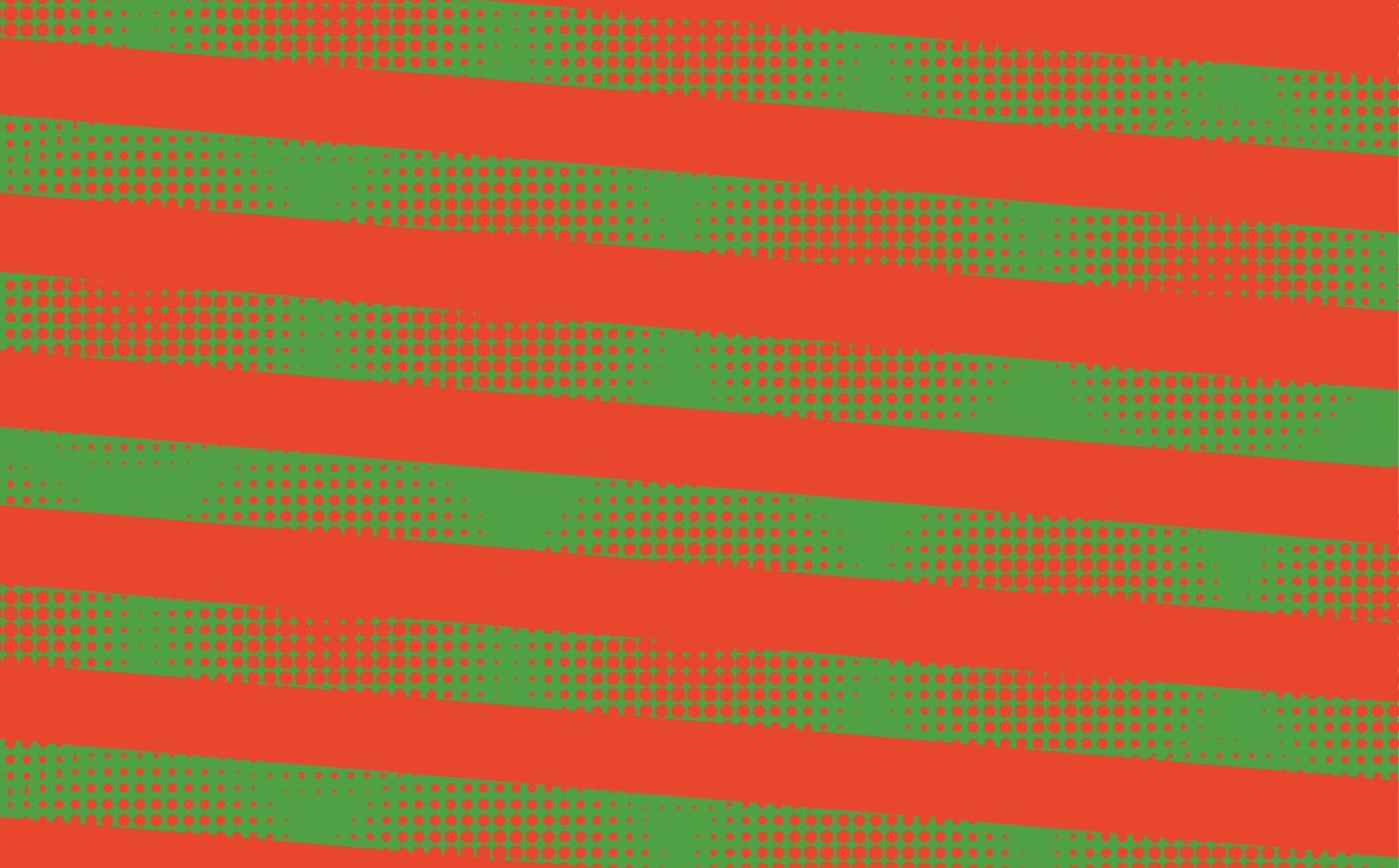 verde e rosso strisce e mezzitoni cerchi modello. adatto per tessuto, sfondo, striscione, e sfondo. vettore