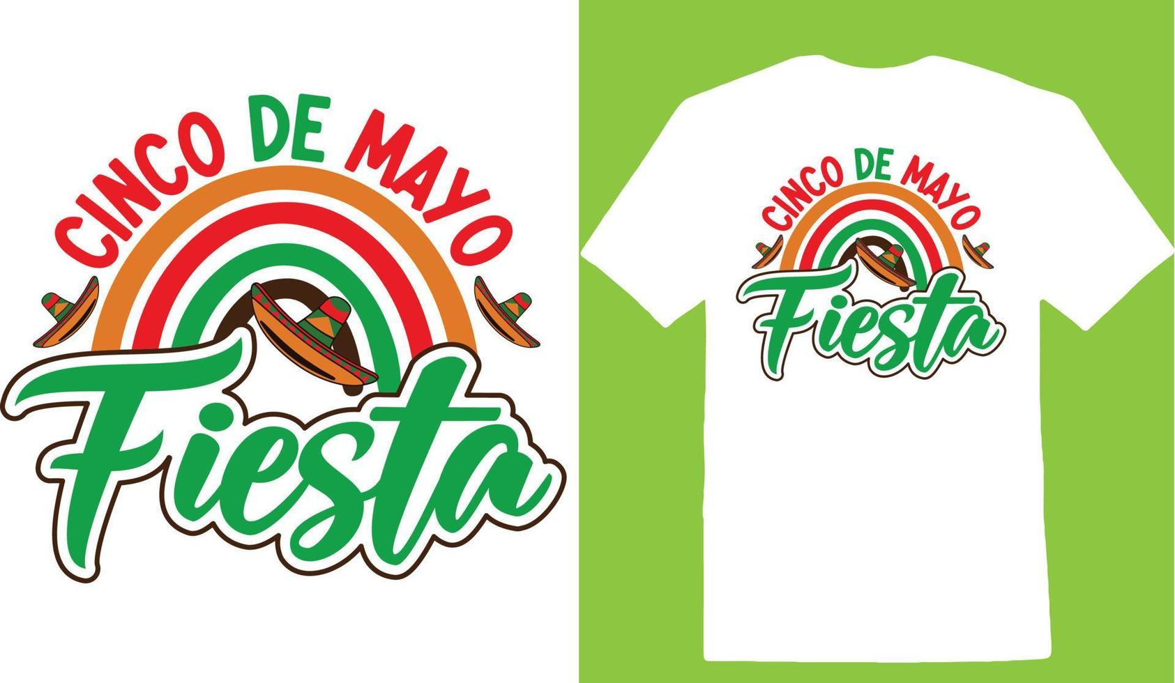 cinco de mayo fiesta cinco de maglietta design vettore