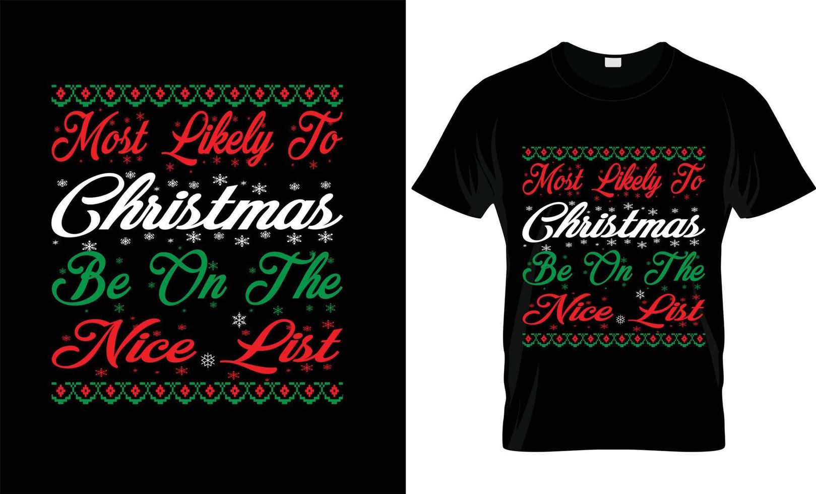 Natale, vettore, tipografia, Natale t camicia design vettore