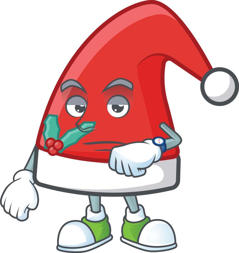 Santa Claus cappello cartone animato vettore
