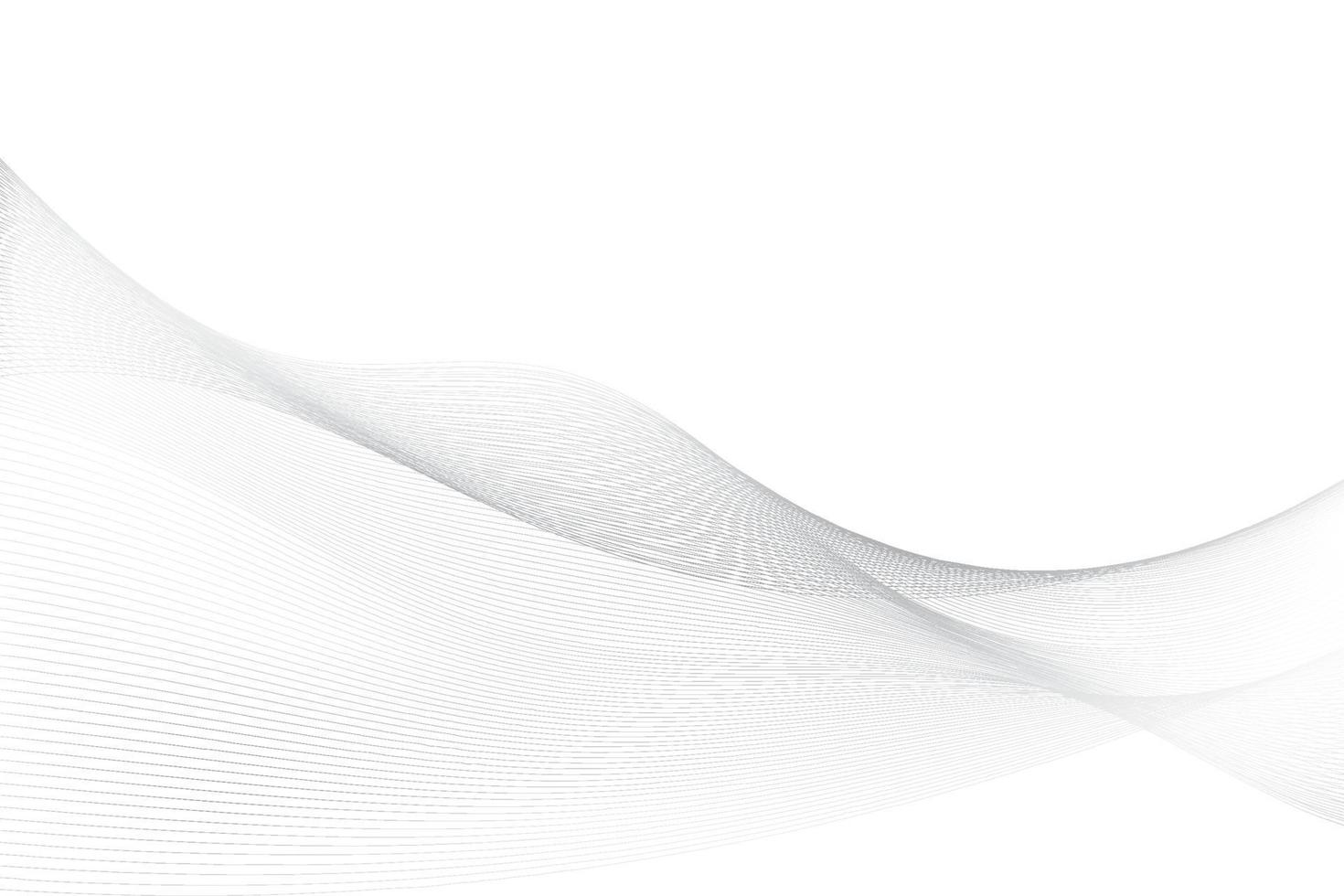 astratto bianca e grigio colore, moderno design strisce sfondo con onda elemento. vettore illustrazione.