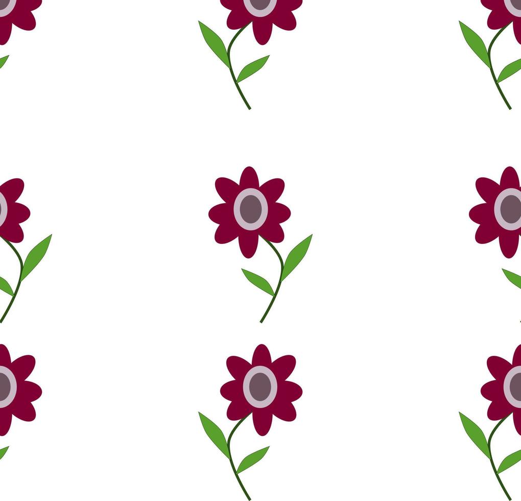 viola rosso rosa grigio fiori senza soluzione di continuità tessuto ceramica carta modello vettore