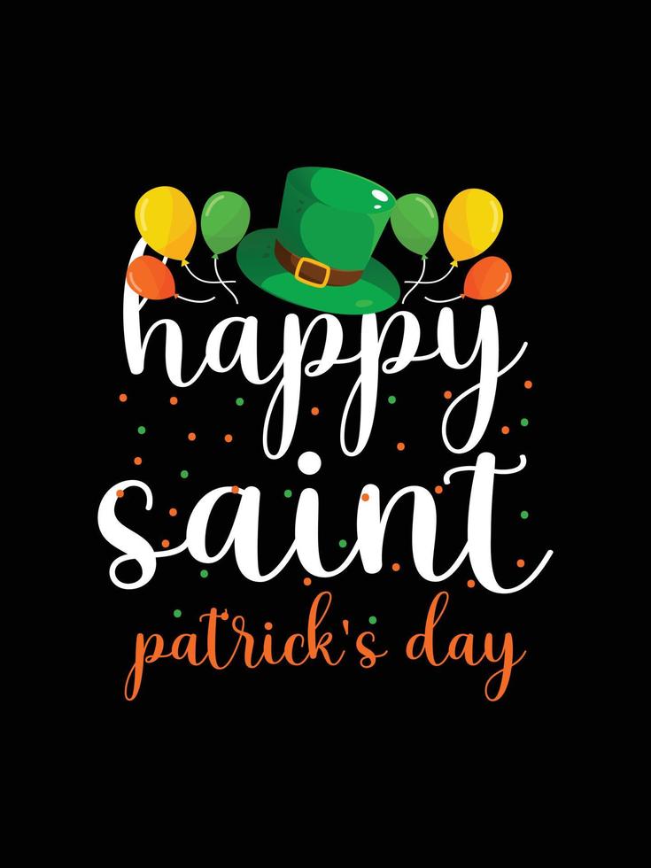 st. Patrick giorno tipografia colorato irlandesi citazione vettore lettering t camicia design