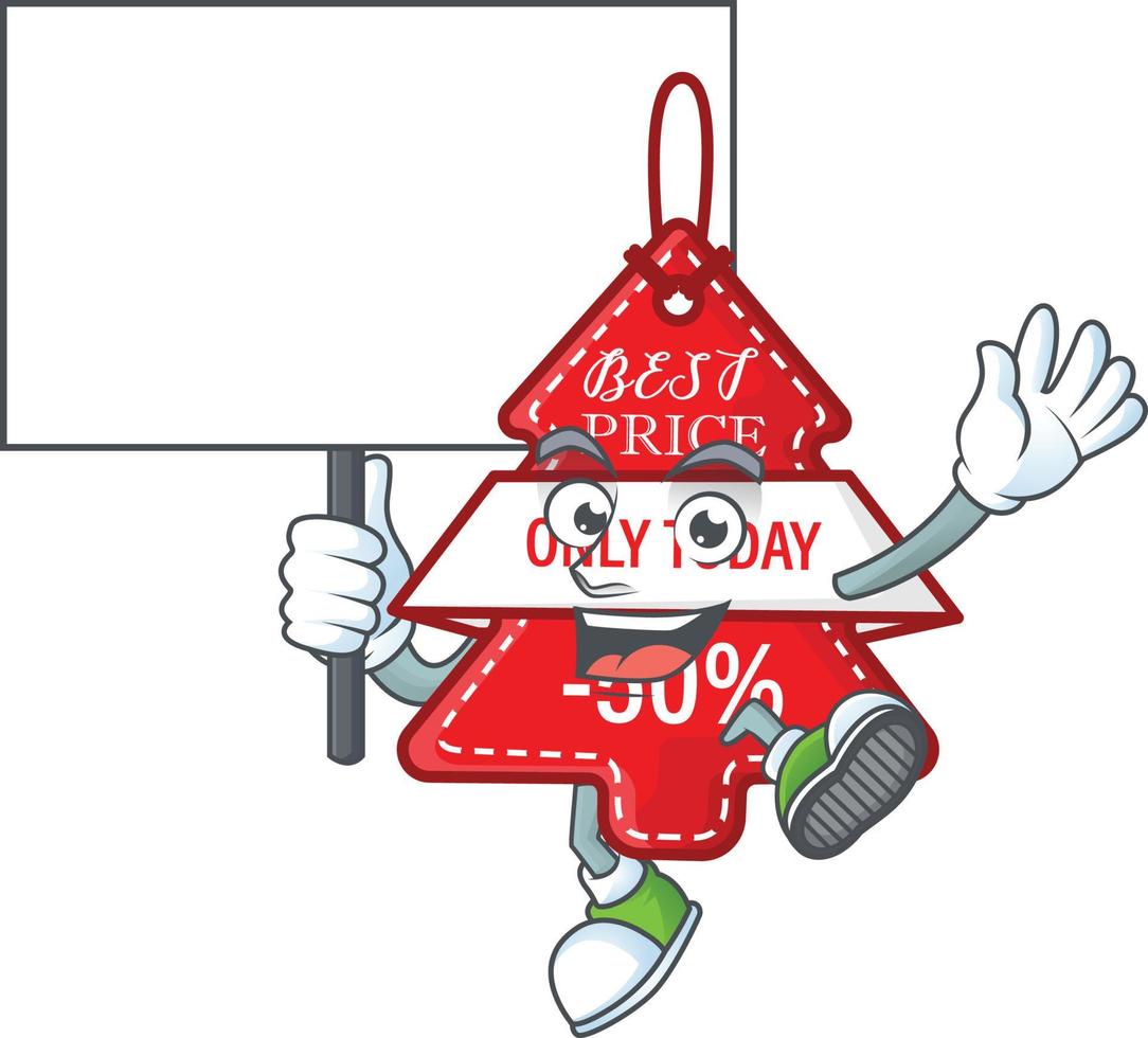 Natale migliore prezzo etichetta cartone animato vettore