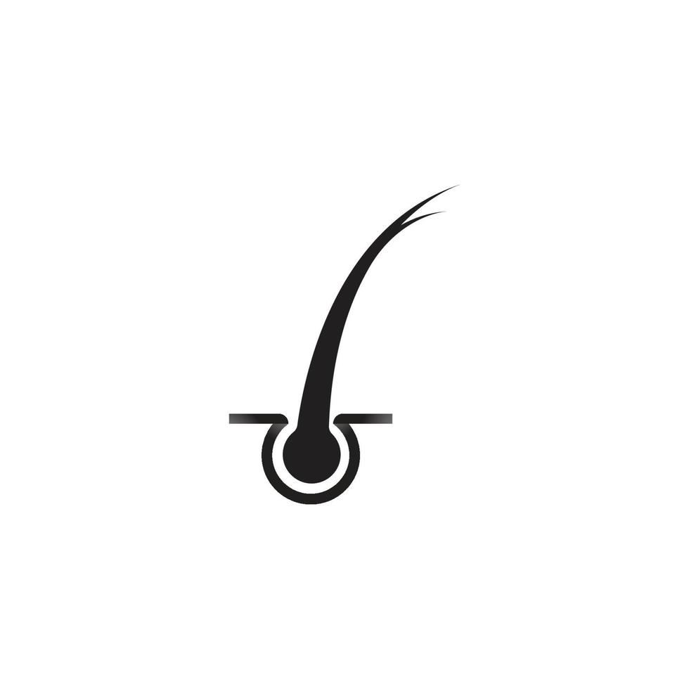 simbolo del follicolo pilifero vettore