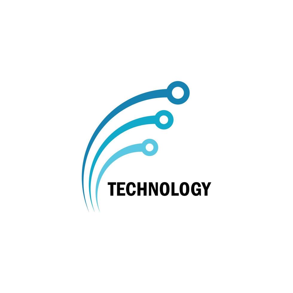 logo della tecnologia aziendale vettore