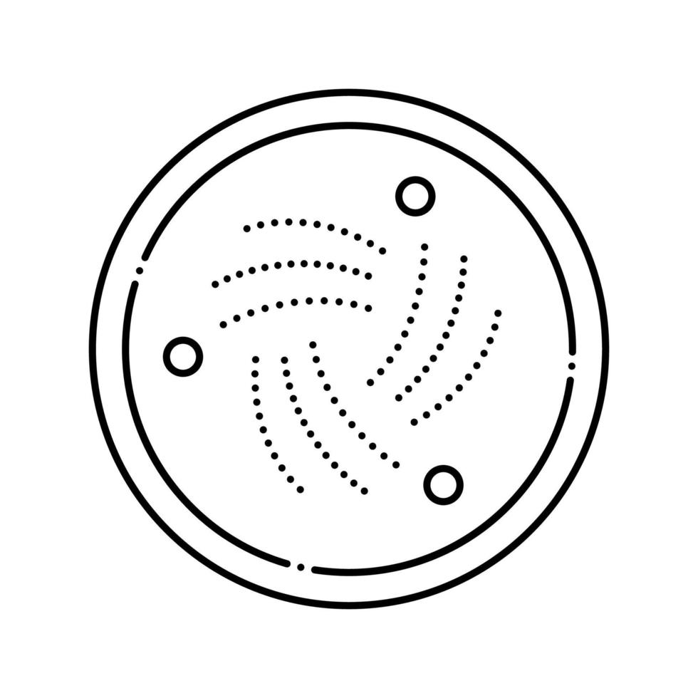 iota criptovaluta linea icona vettore illustrazione