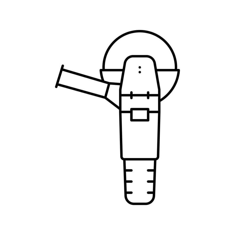 macinino attrezzo riparazione linea icona vettore illustrazione