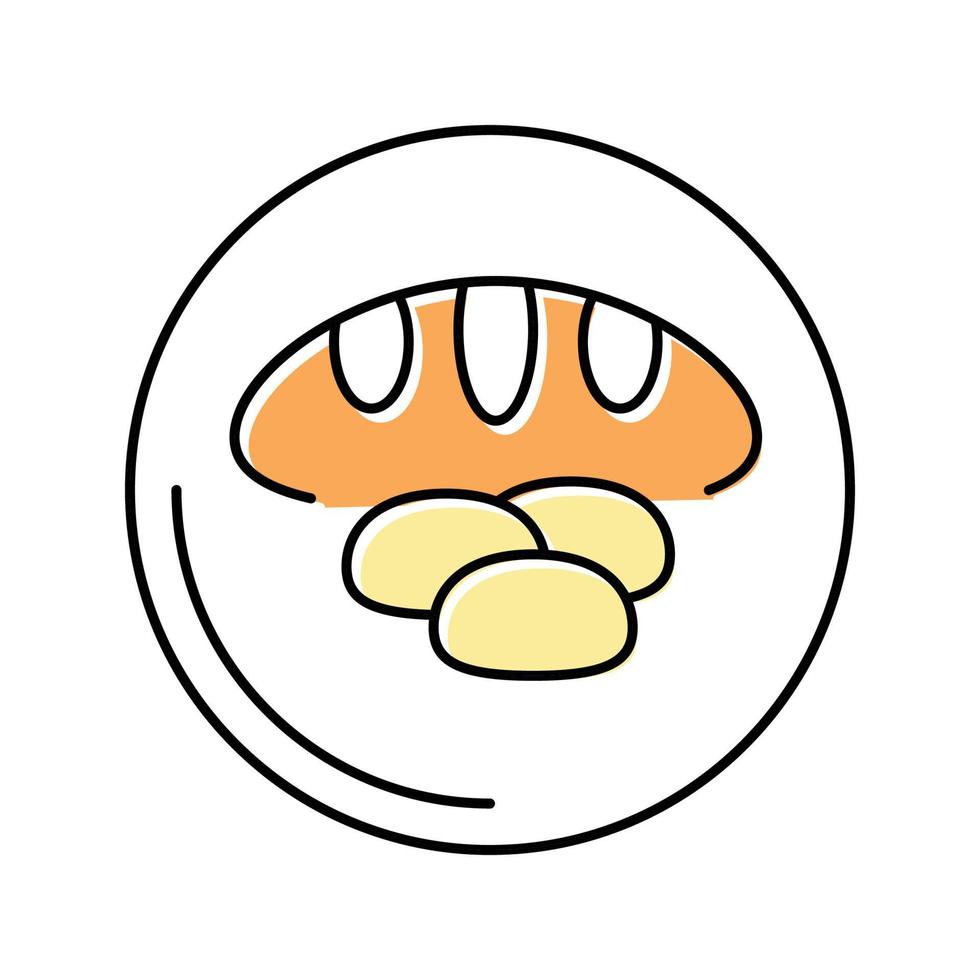 illustrazione vettoriale dell'icona del colore del negozio di panetteria