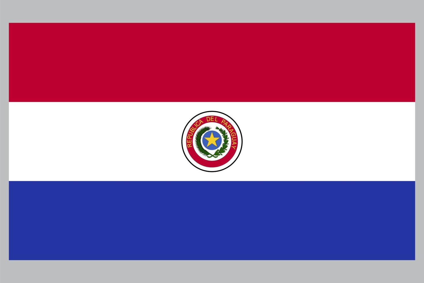 bandiera paraguay vettore