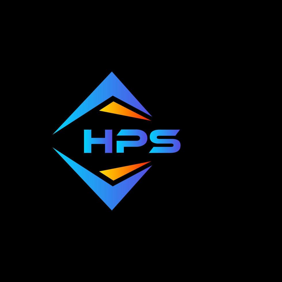 hp astratto tecnologia logo design su nero sfondo. hp creativo iniziali lettera logo concetto. vettore