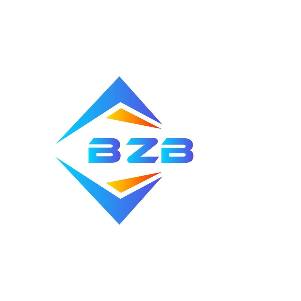 bzb astratto tecnologia logo design su bianca sfondo. bzb creativo iniziali lettera logo concetto. vettore