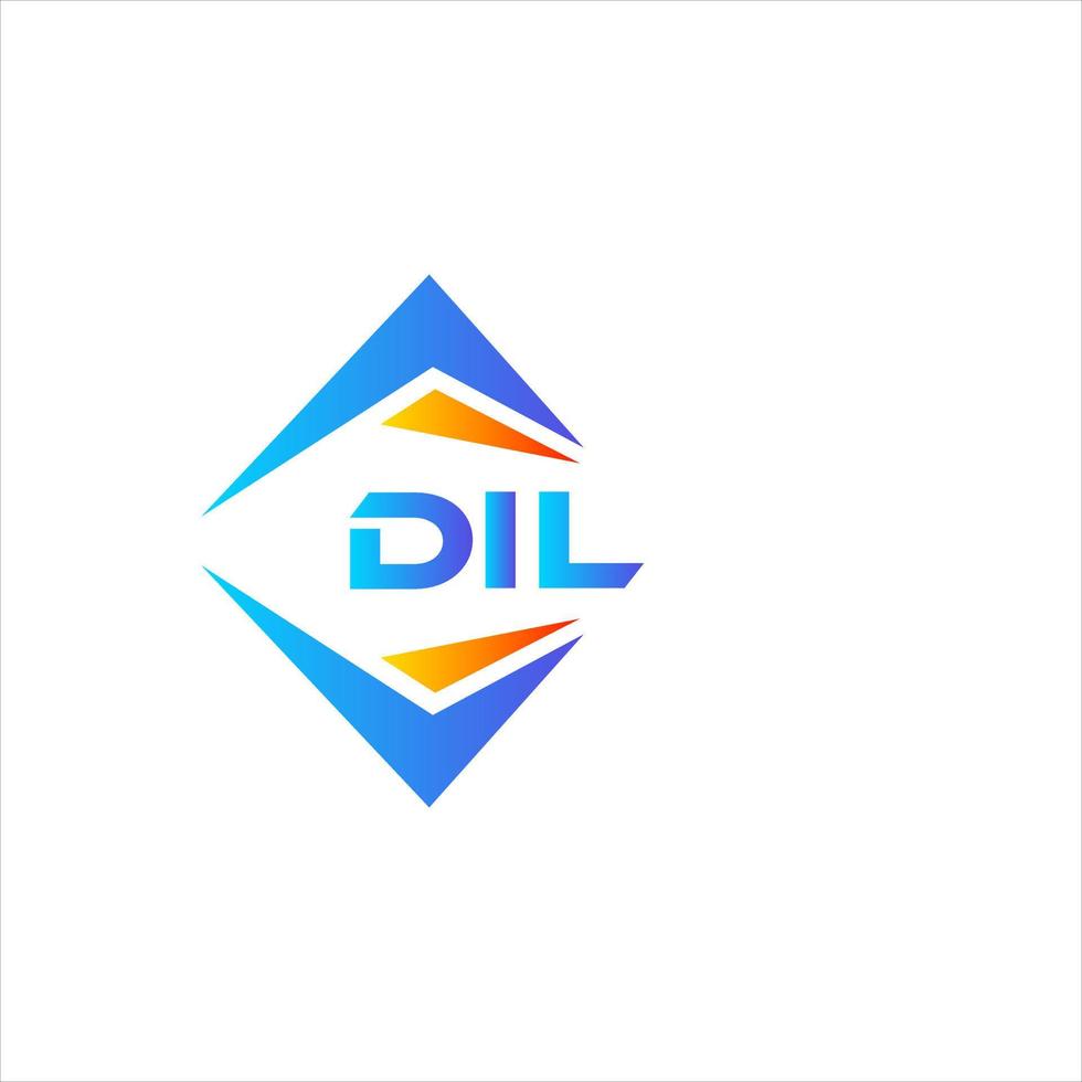 dil astratto tecnologia logo design su bianca sfondo. dil creativo iniziali lettera logo concetto. vettore