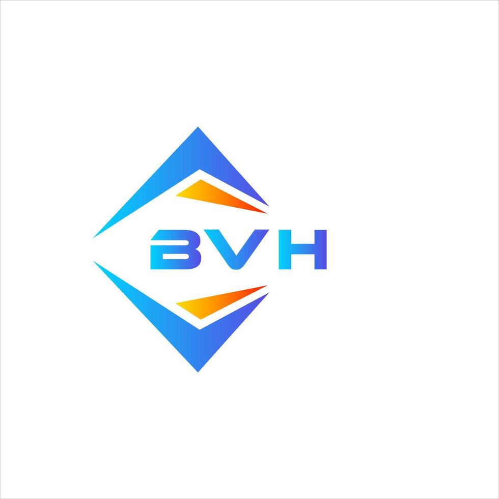 bvh astratto tecnologia logo design su bianca sfondo. bvh creativo iniziali lettera logo concetto. vettore