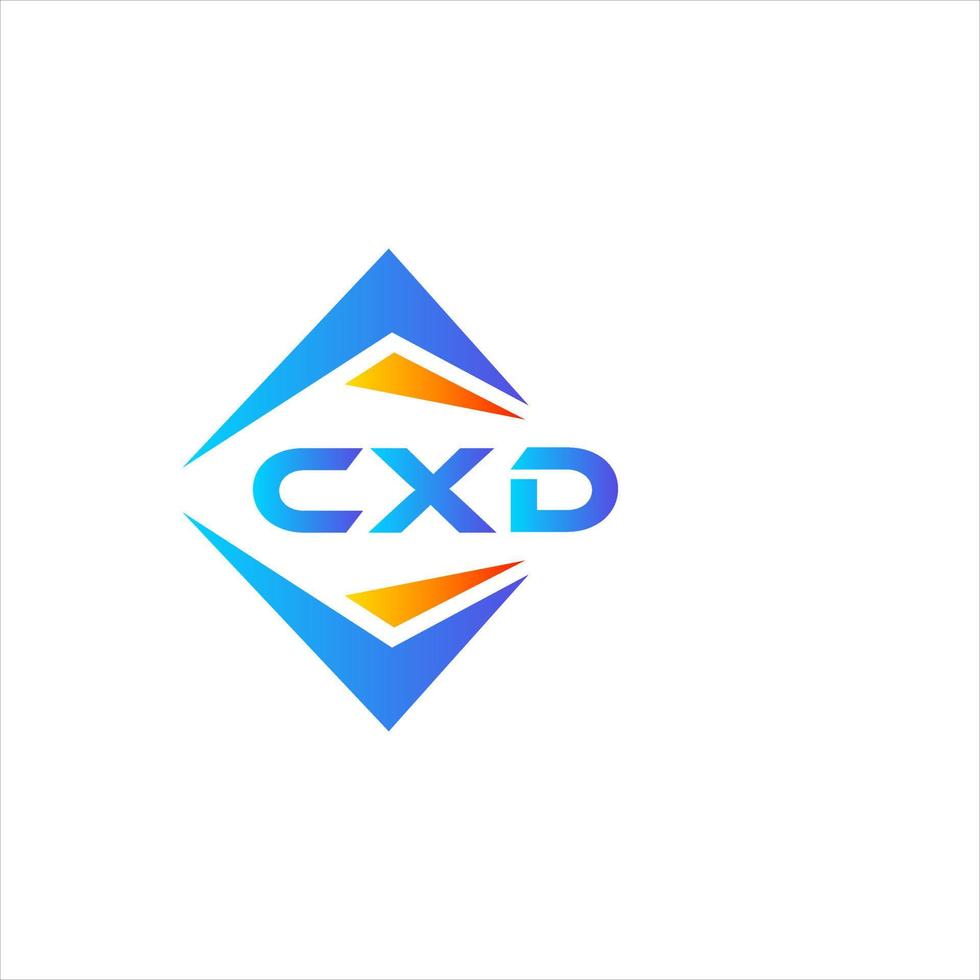 cxd astratto tecnologia logo design su bianca sfondo. cxd creativo iniziali lettera logo concetto. vettore