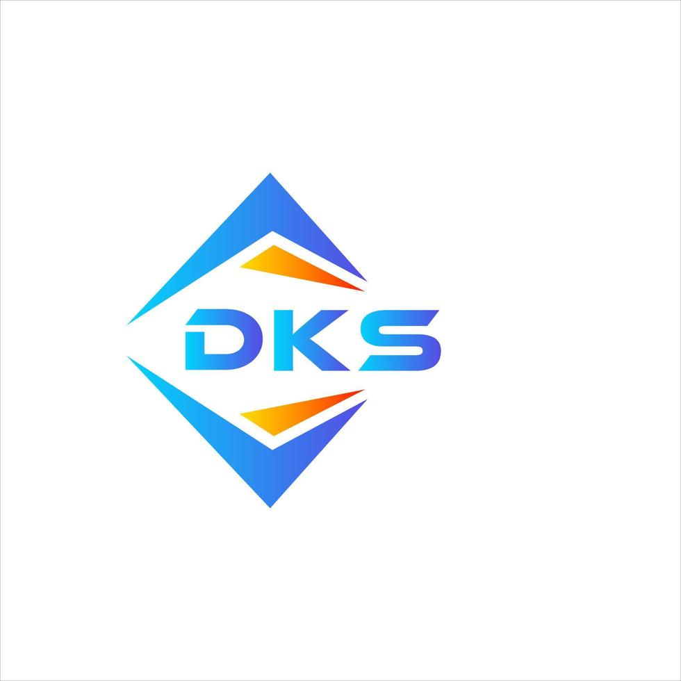 dks astratto tecnologia logo design su bianca sfondo. dks creativo iniziali lettera logo concetto. vettore