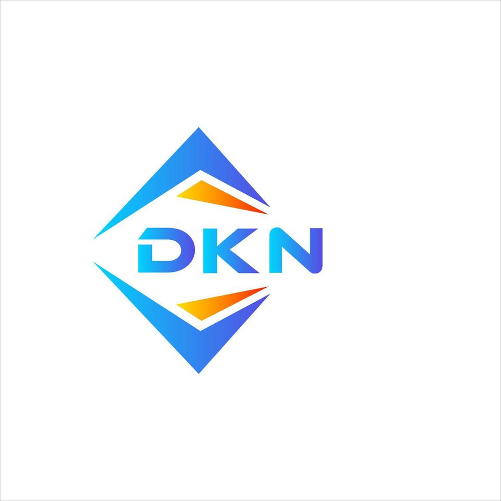 dkn astratto tecnologia logo design su bianca sfondo. dkn creativo iniziali lettera logo concetto. vettore