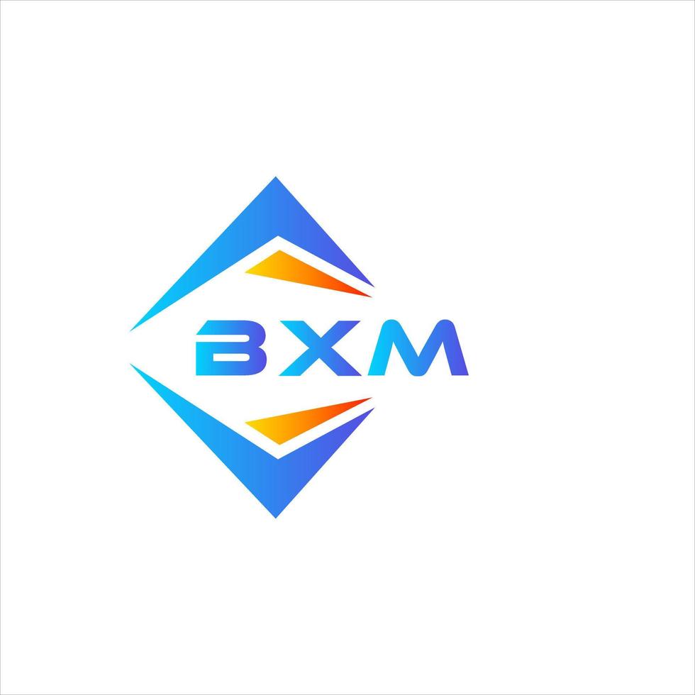 bxm astratto tecnologia logo design su bianca sfondo. bxm creativo iniziali lettera logo concetto. vettore