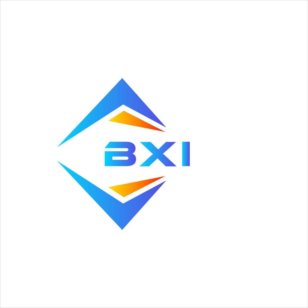 bxi astratto tecnologia logo design su bianca sfondo. bxi creativo iniziali lettera logo concetto. vettore