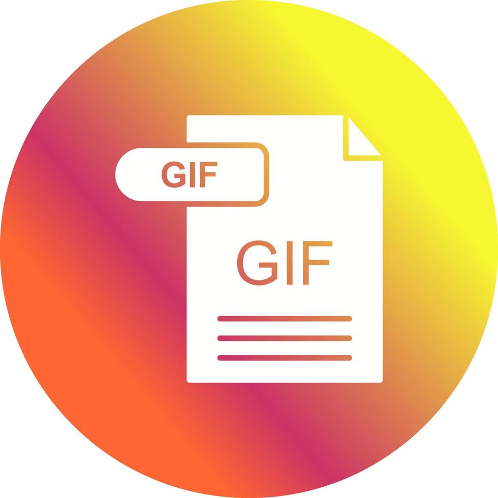 gif vettore icona