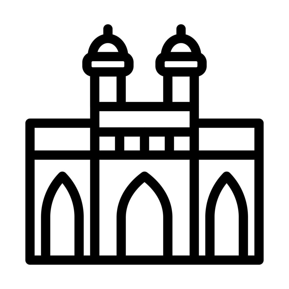 porta di India icona design vettore