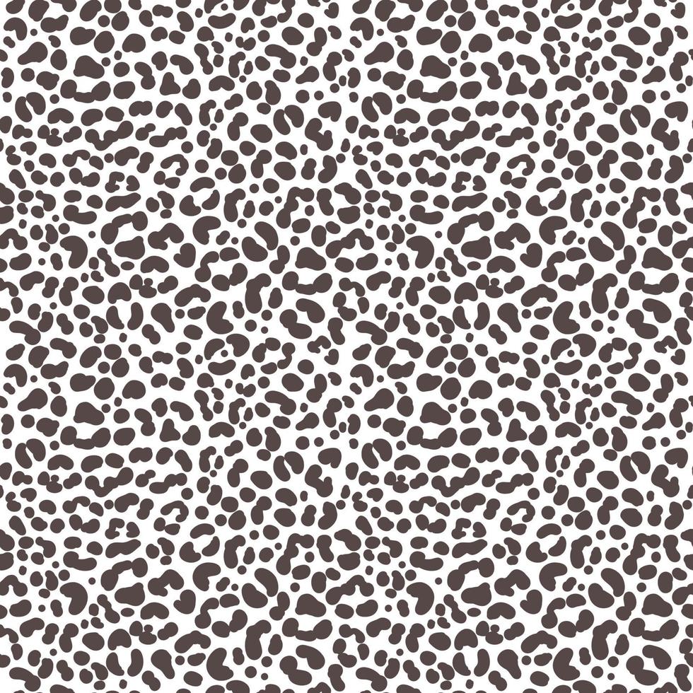 leopardo pelle senza soluzione di continuità modello. ghepardo nero e bianca Stampa. giaguaro monocromatico astratto ornamento. vettore design.