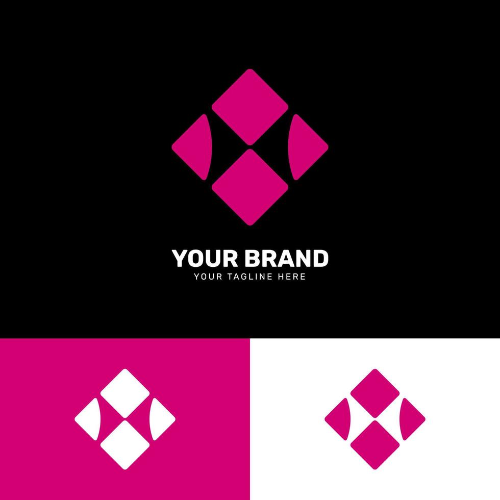 semplice minimalista moderno unico logo design vettore