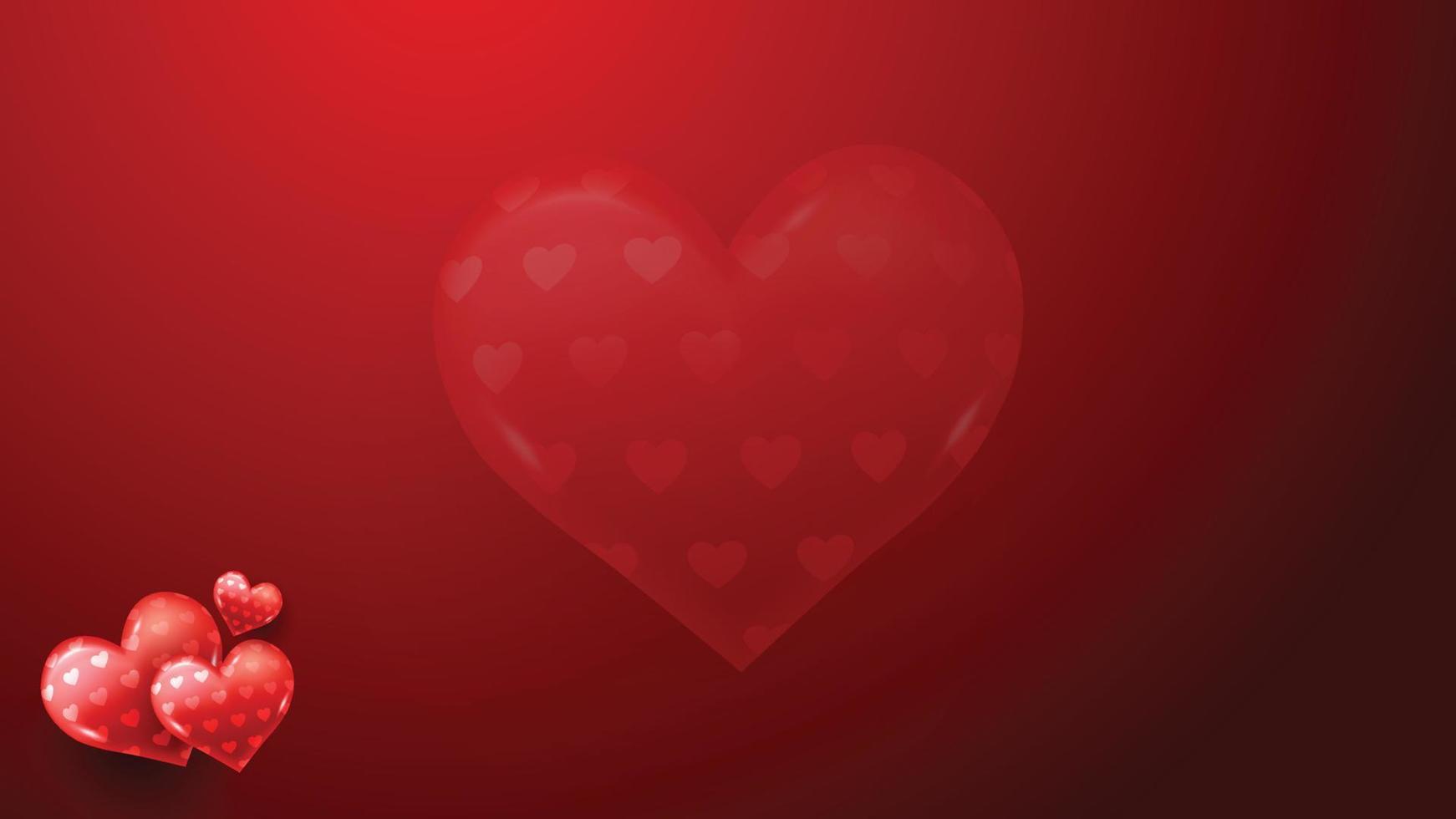 cuore amore vettore sfondo. San Valentino telaio. rosso cuori sfondo. amore sfondo design illustrazione. San Valentino sfondo. amore cuore. astratto rosso sfondo. rosso cuore striscione.