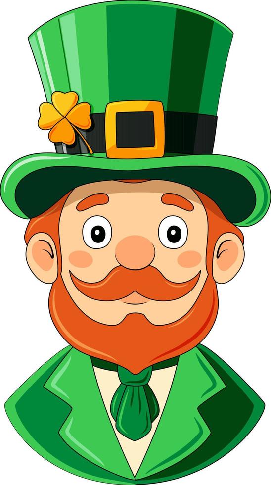 disegno del personaggio del leprecauno vettore