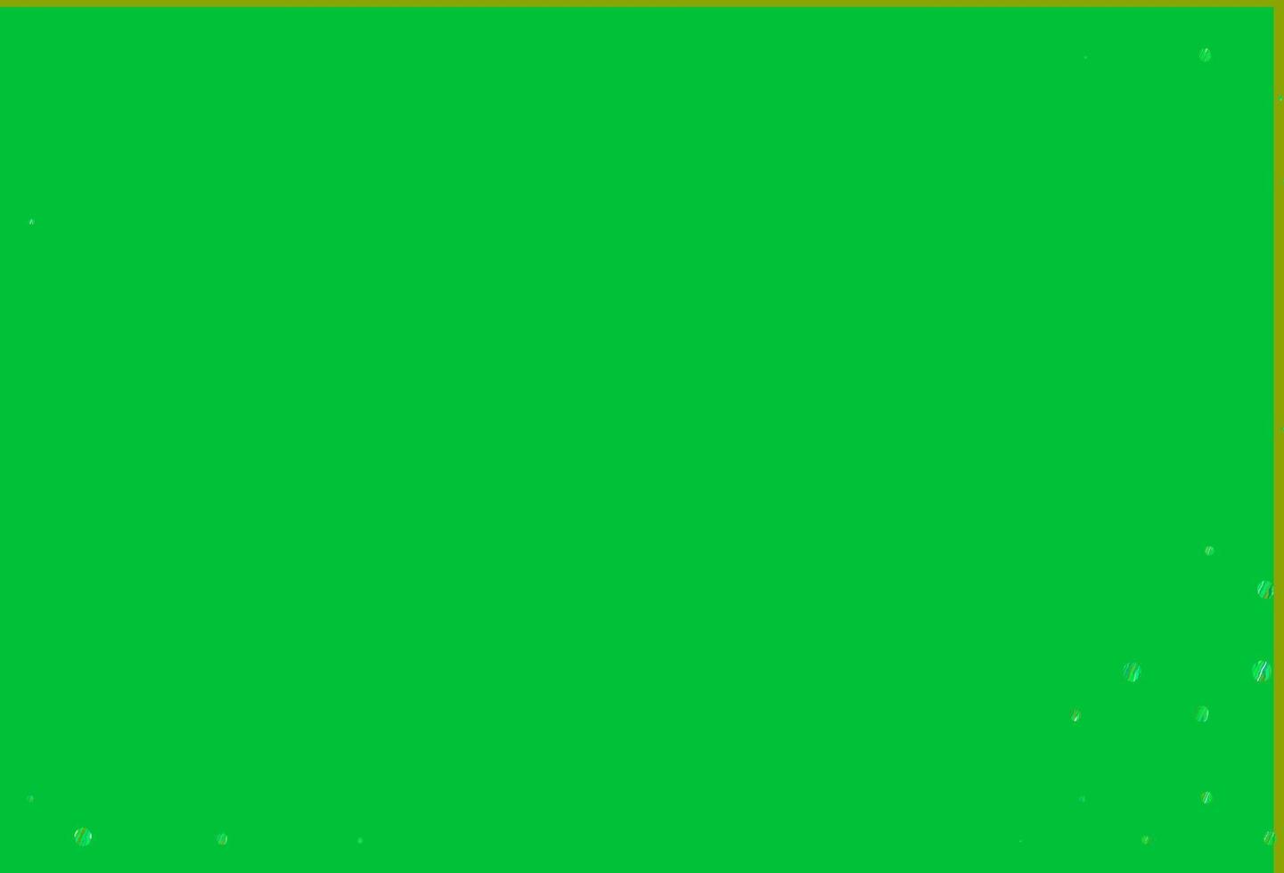 sfondo vettoriale verde chiaro, giallo con bolle.