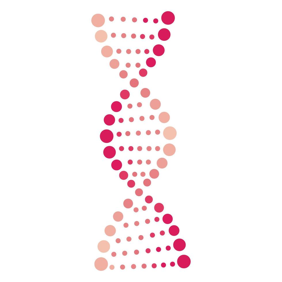 dna molecola cartello vettore