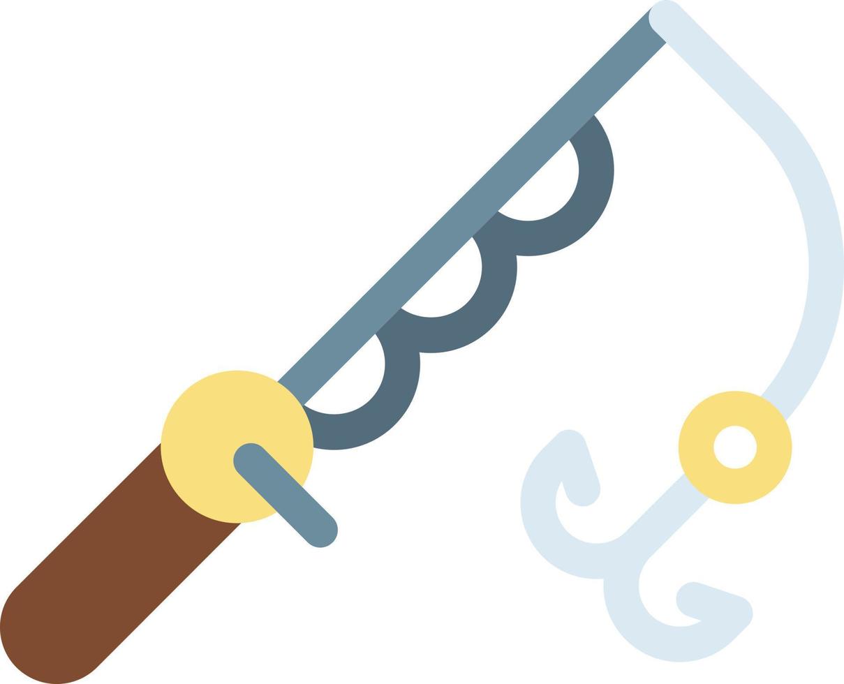 illustrazione vettoriale di canna da pesca su uno sfondo simboli di qualità premium. icone vettoriali per il concetto e la progettazione grafica.