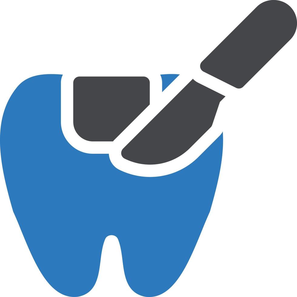 illustrazione vettoriale di cura dei denti su uno sfondo. simboli di qualità premium. icone vettoriali per il concetto e la progettazione grafica.