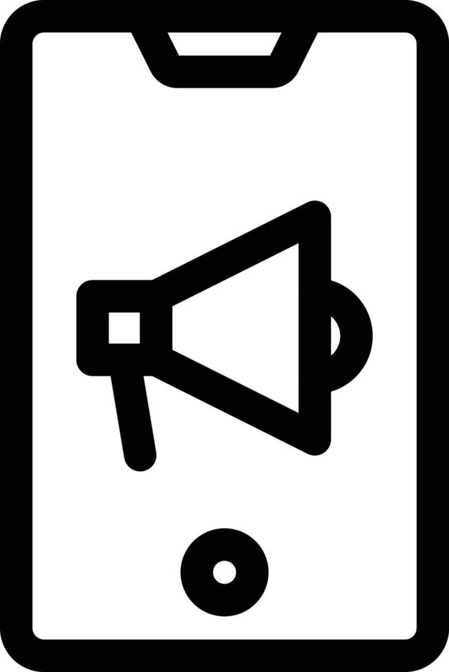 illustrazione vettoriale del megafono su uno sfondo. simboli di qualità premium. icone vettoriali per il concetto e la progettazione grafica.