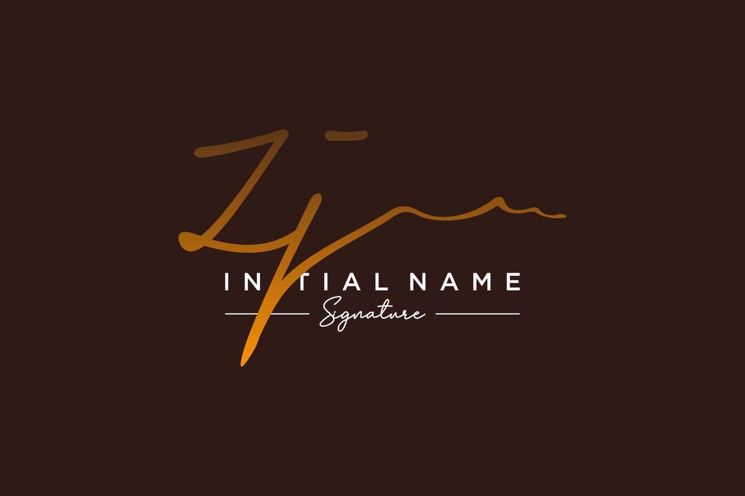 iniziale zj firma logo modello vettore. mano disegnato calligrafia lettering vettore illustrazione.