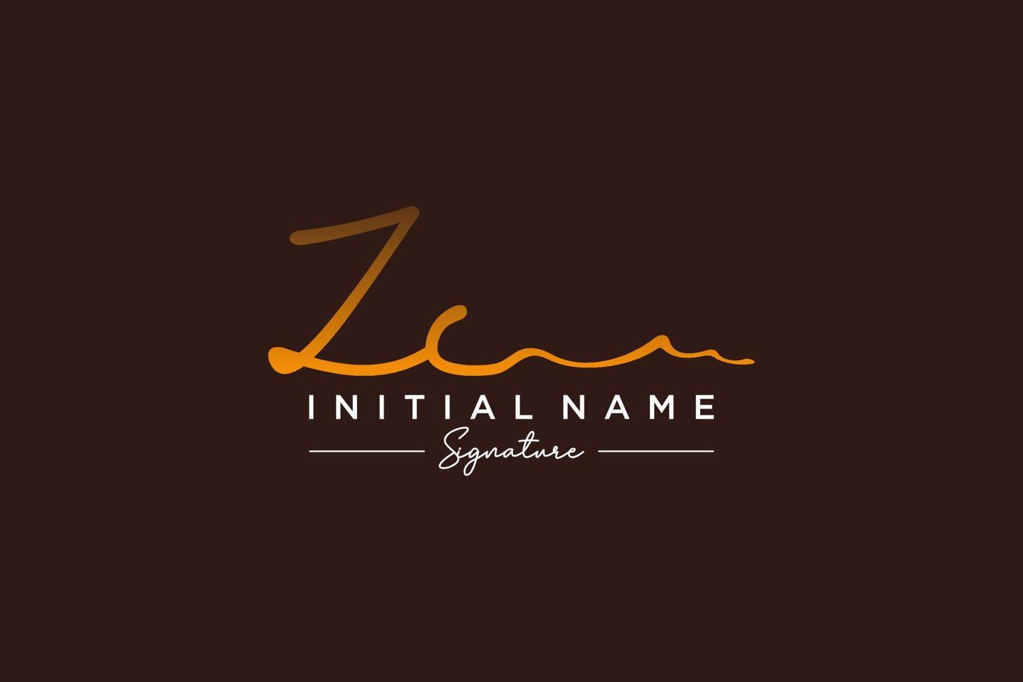 iniziale zc firma logo modello vettore. mano disegnato calligrafia lettering vettore illustrazione.