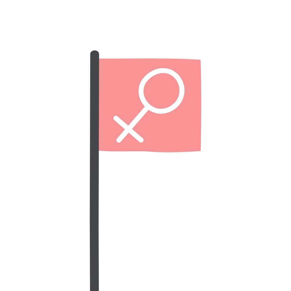 disegnato a mano sospeso femmina bandiera per mobile concetto e ragnatela applicazioni design. vettore